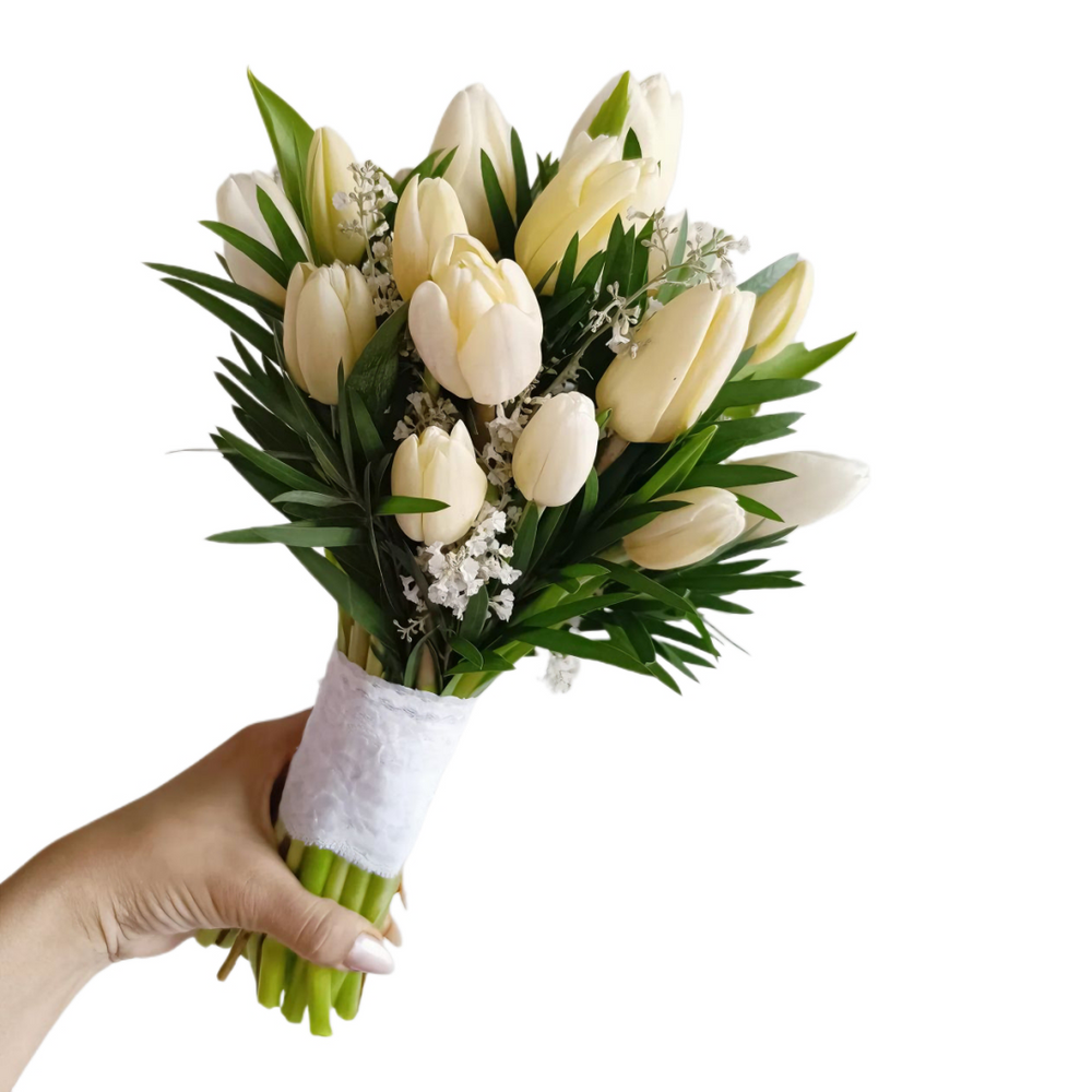 Bouquet de novia 20 tulipanes