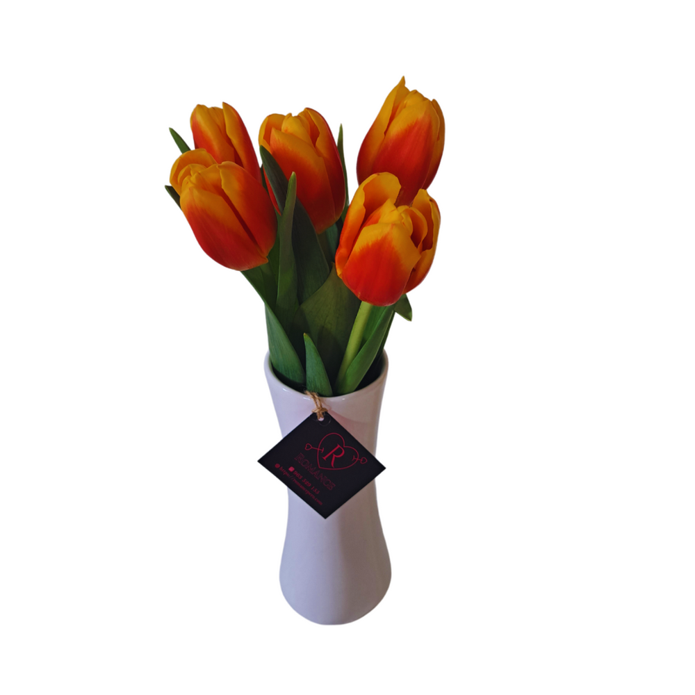 Florero Grace 5 Tulipanes