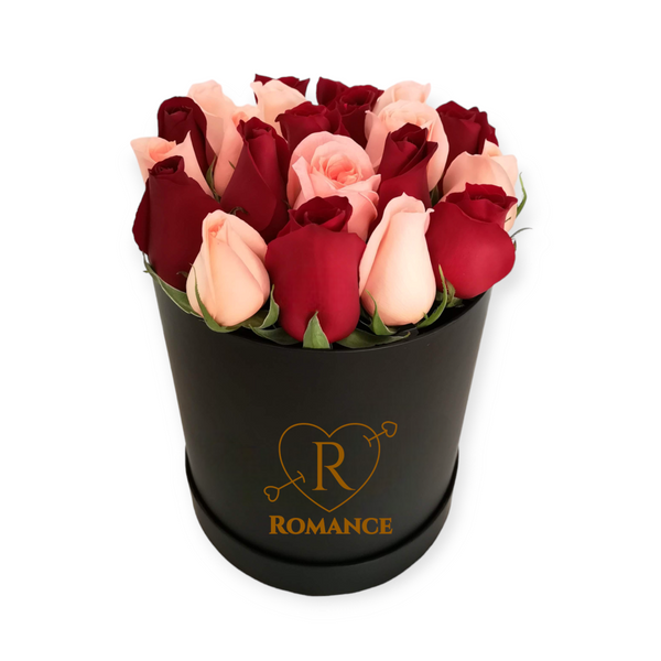 Round Box Romance 16 Rosas