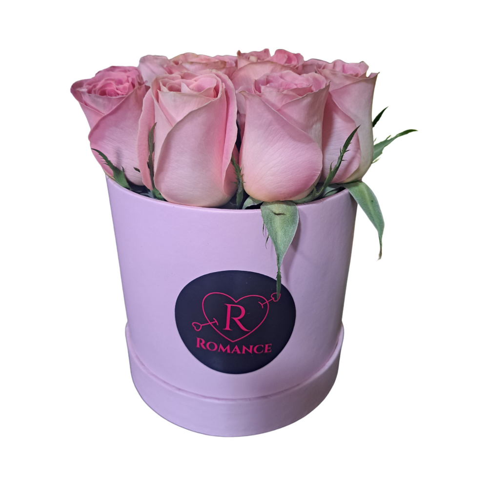 Round Box Scarlett 12 Rosas